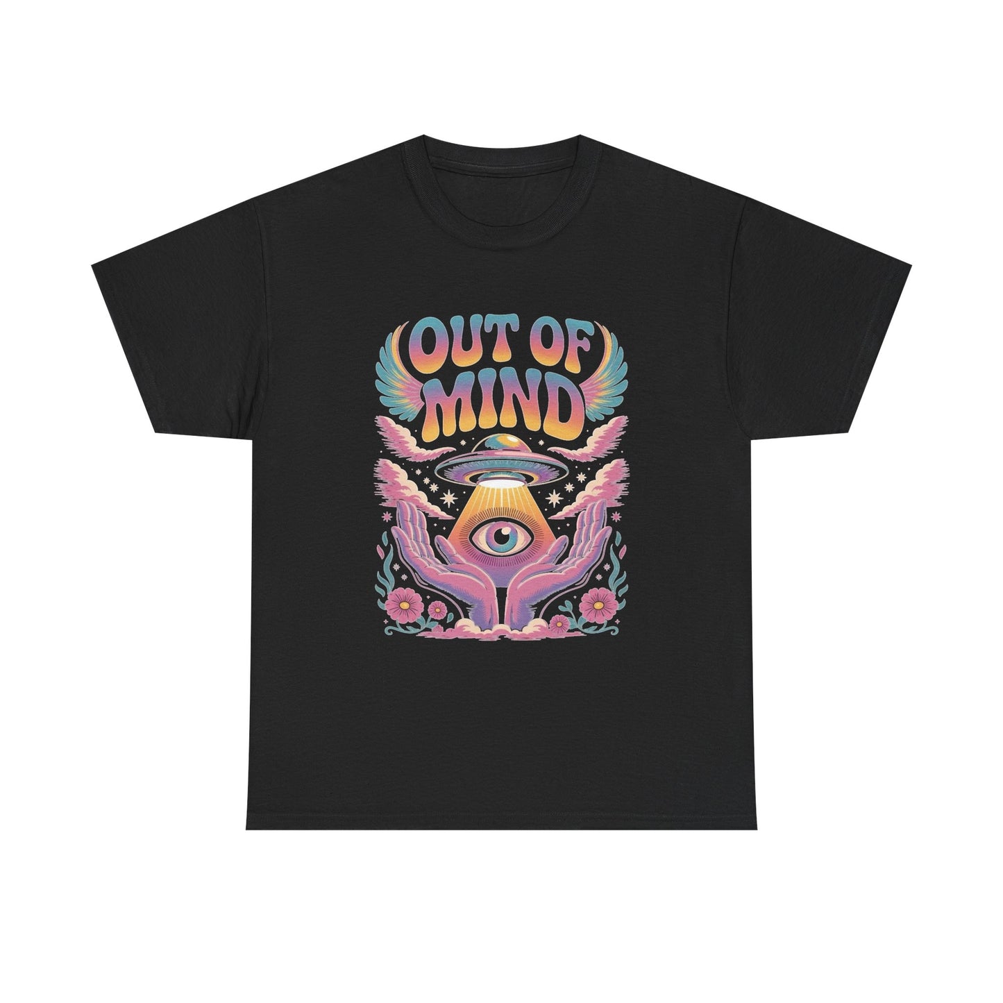 Out Of Mind Graphic T Shirt NEW Vintage Unisex Heavy Cotton Tee