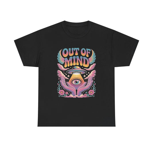 Out Of Mind Graphic T Shirt NEW Vintage Unisex Heavy Cotton Tee