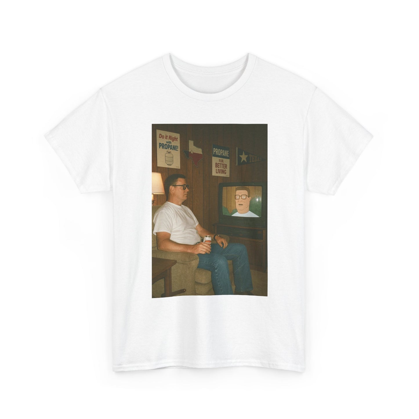 King Of The Hill Funny Graphic T Shirt Unisex Heavy Cotton Tee Gift New