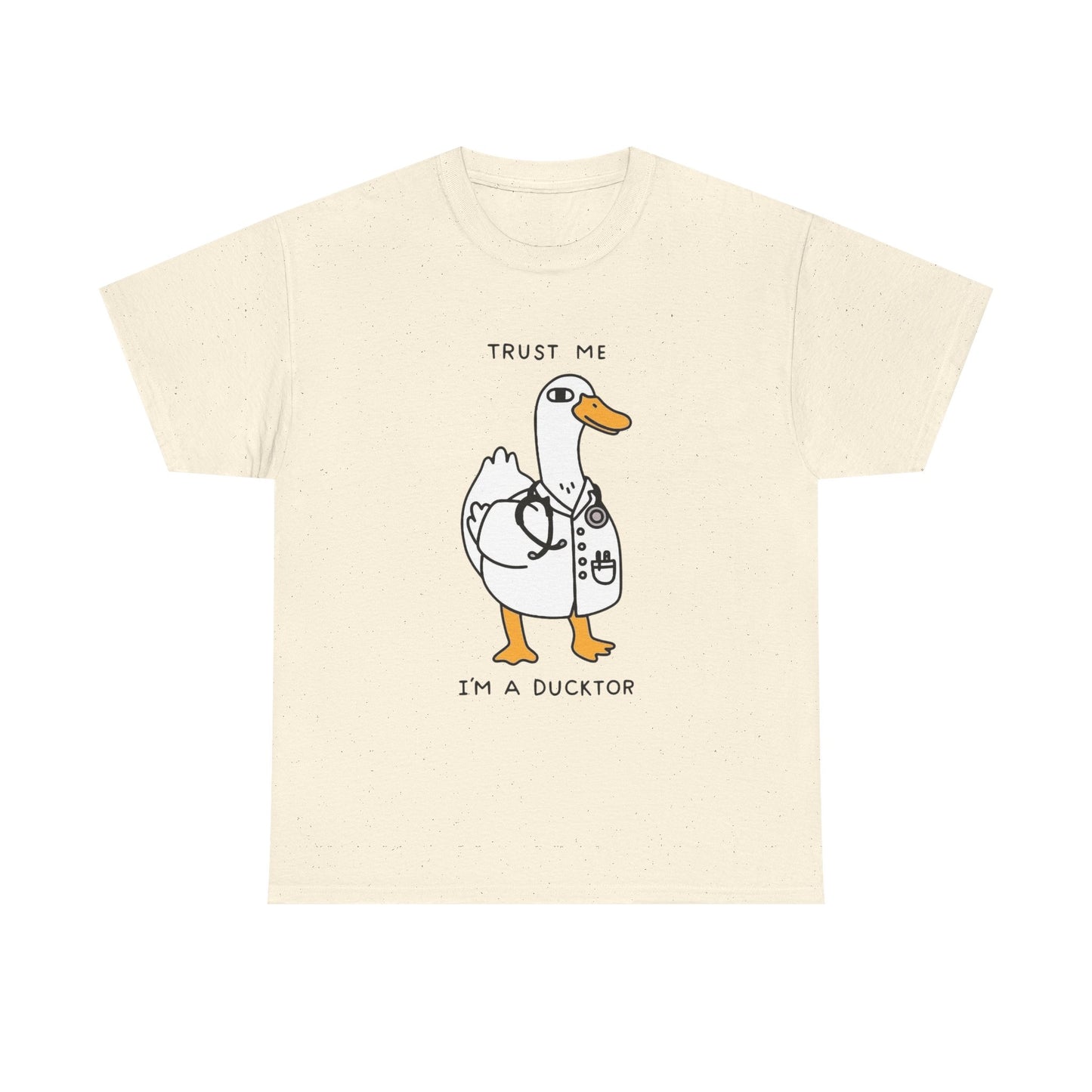 Trust Me I'm A Ducktor Graphic T-Shirt Men's Women's Heavy Cotton Tee NEW GIFT