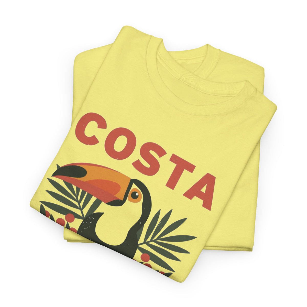 Costa Rica Graphic T Shirt Retro 80's Men's Heavy Cotton Tee