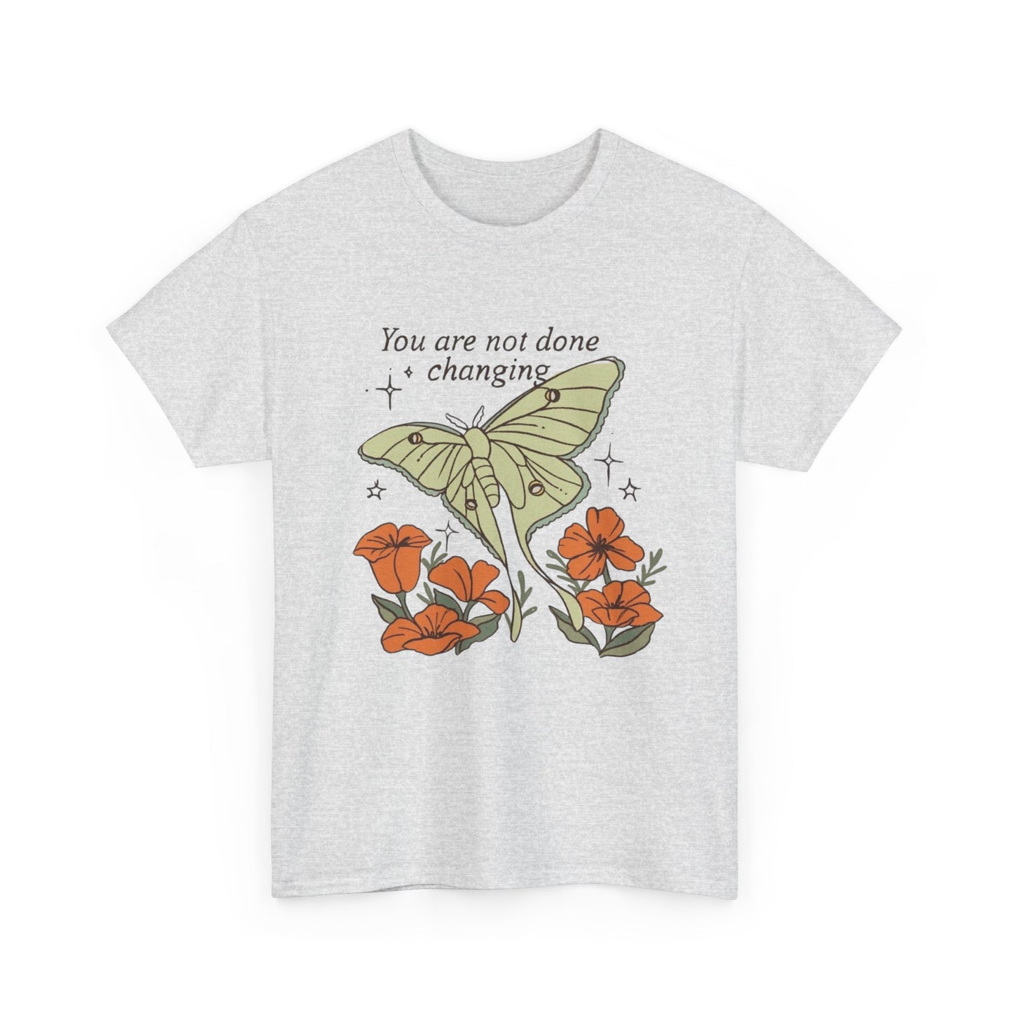 Beautiful Butterfly Graphic T Shirt Unisex Heavy Cotton Tee