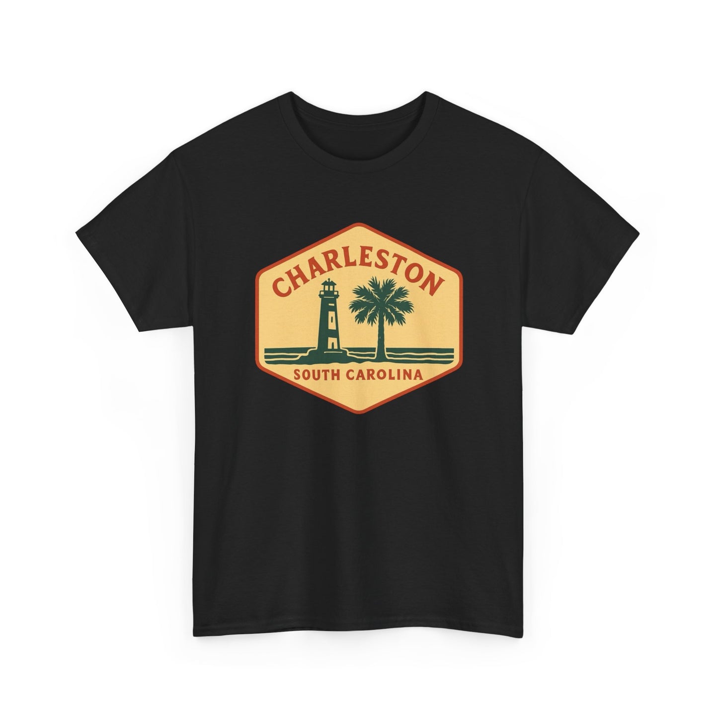 Charleston South Carolina Graphic T Shirt Heavy Cotton Tee