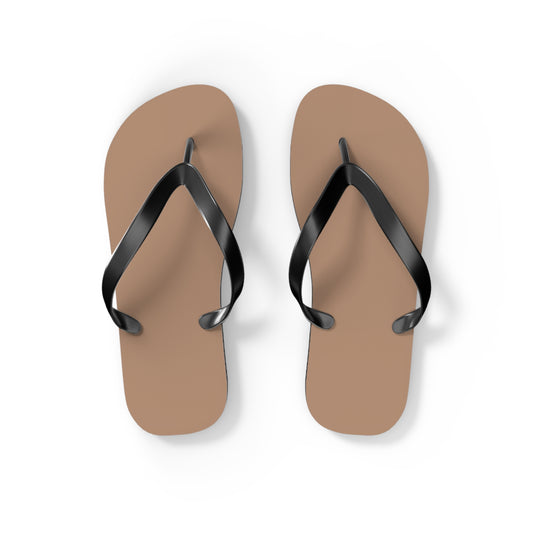 Sandy Brown Flip Flops, Sandals Slides, Summer Footwear, Brand New