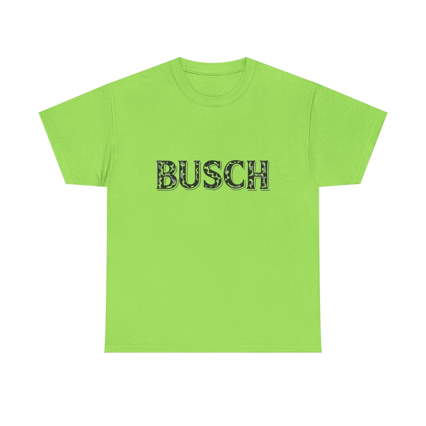 Busch Beer MULTIPLE COLORS Graphic T Shirt NEW Unisex Heavy Cotton Tee