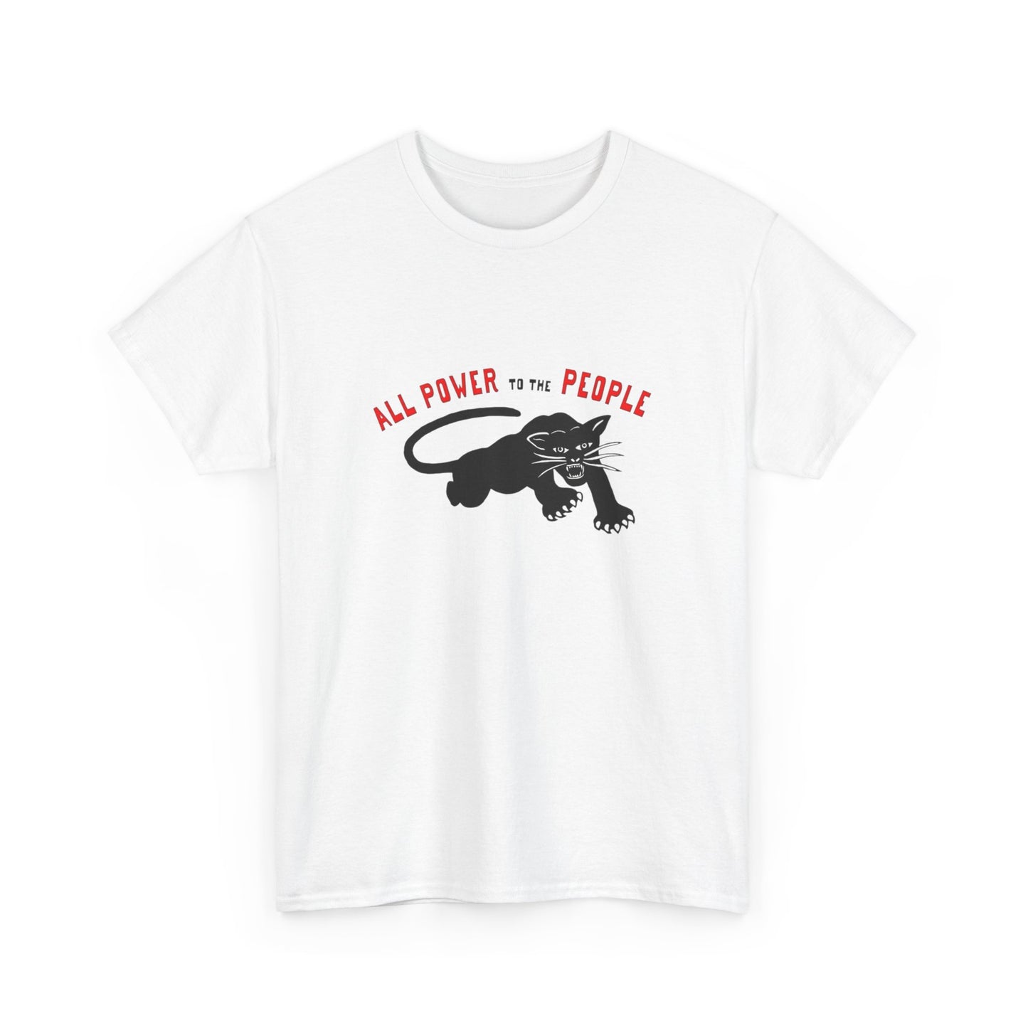 All Power To The People Graphic T Shirt Unisex Heavy Cotton Tee