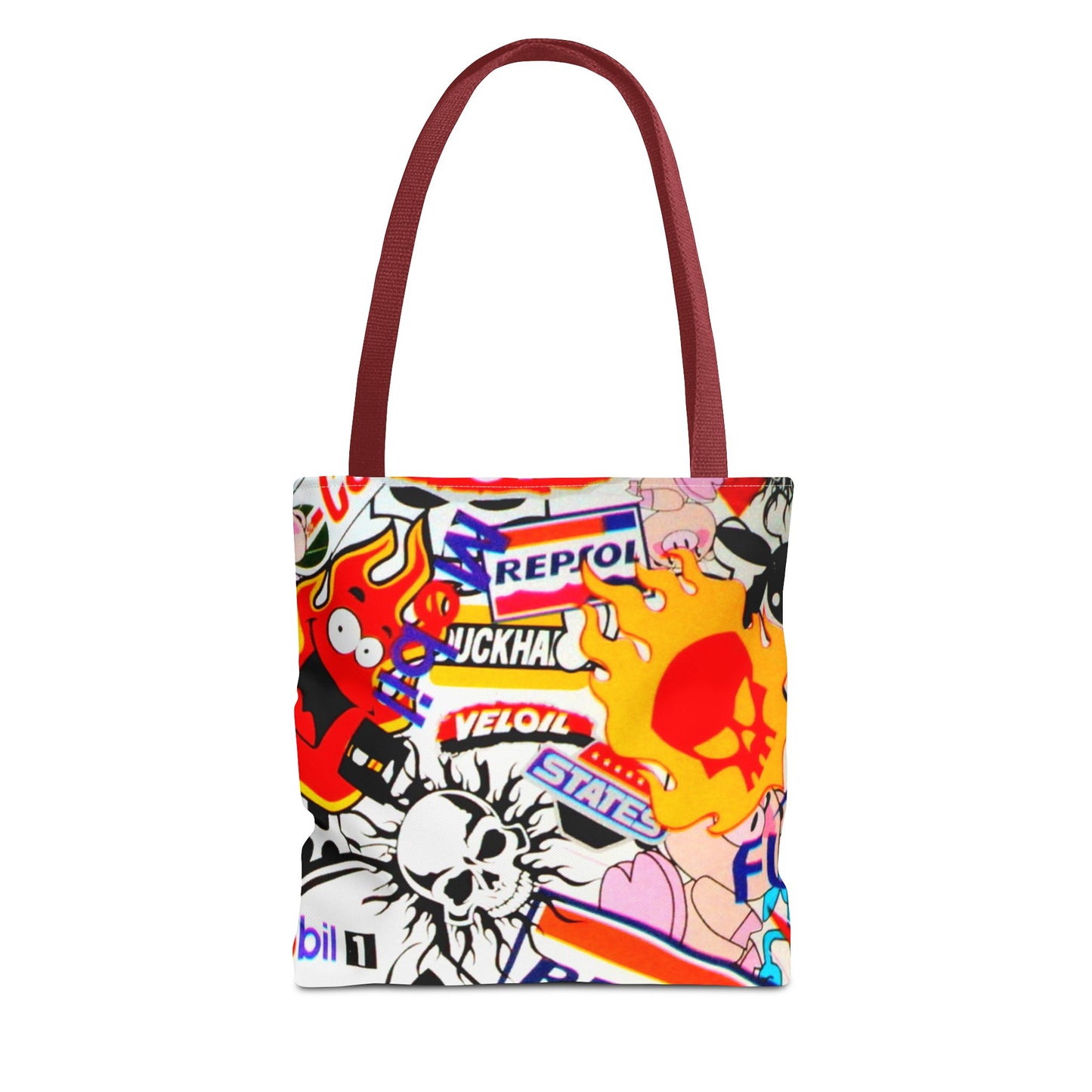 Stickers Retro All Over Print BRAND NEW Purse, Pocketbook,Travel Tote Bag