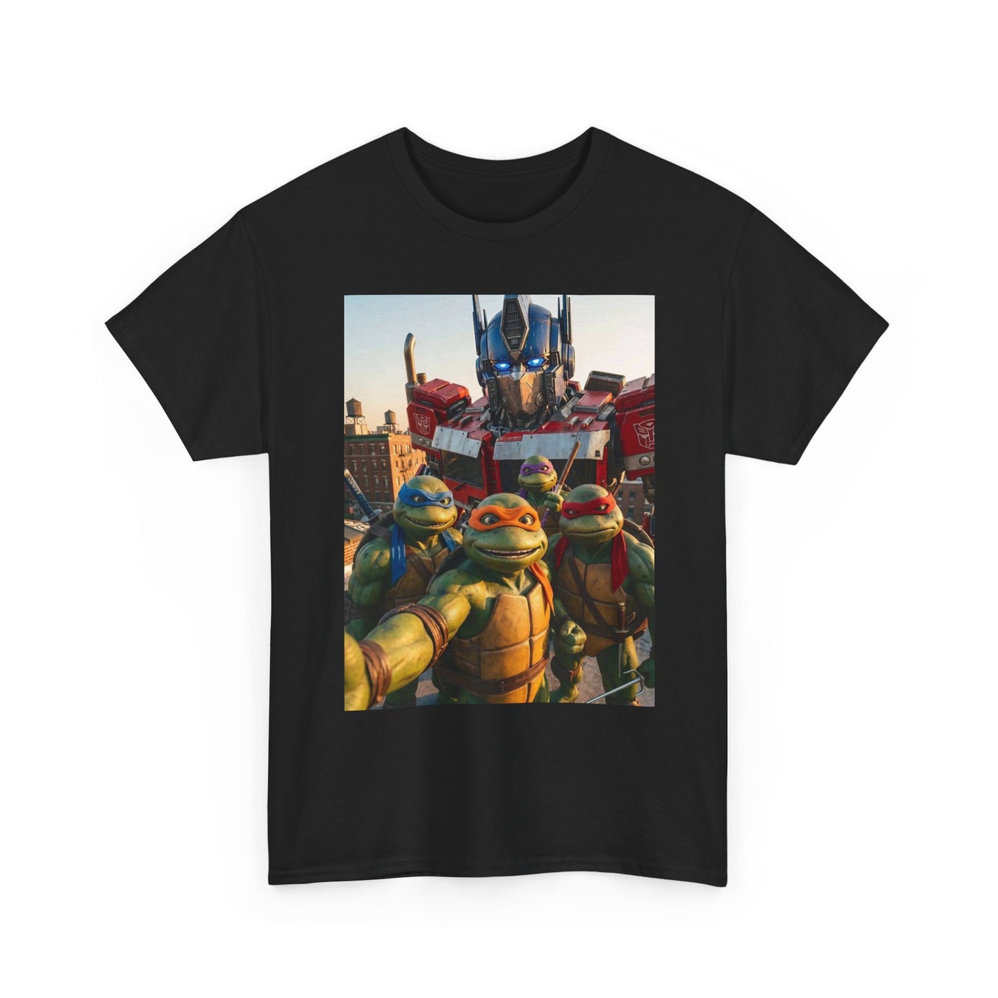 Transformers And Turtles Graphic T Shirt