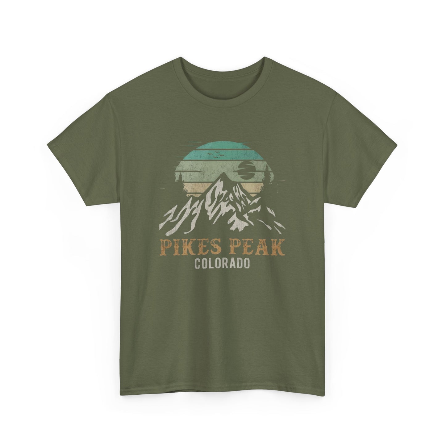 Pikes Peak Colorado Graphic T Shirt NEW Adult Tee