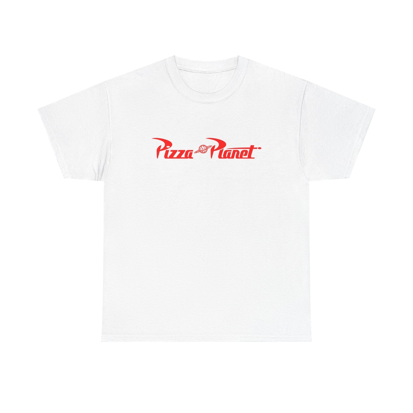 Pizza Planet Shirt Funny Graphic Toy Story Movie Retro 90s Unisex Heavy Cotton