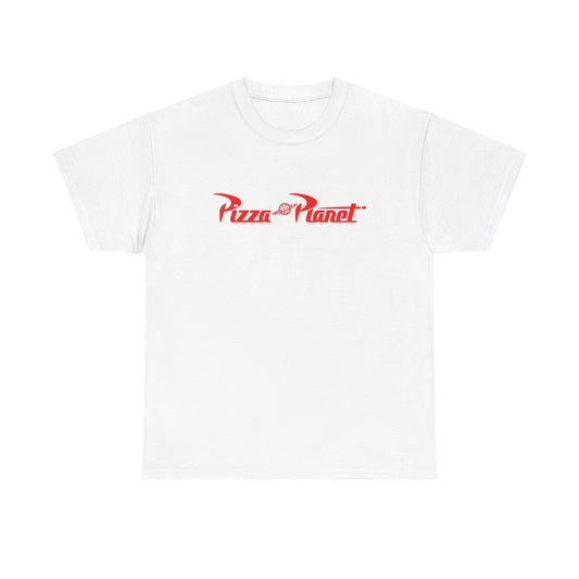 Pizza Planet Shirt Funny Graphic Toy Story Movie Retro 90s Unisex Heavy Cotton