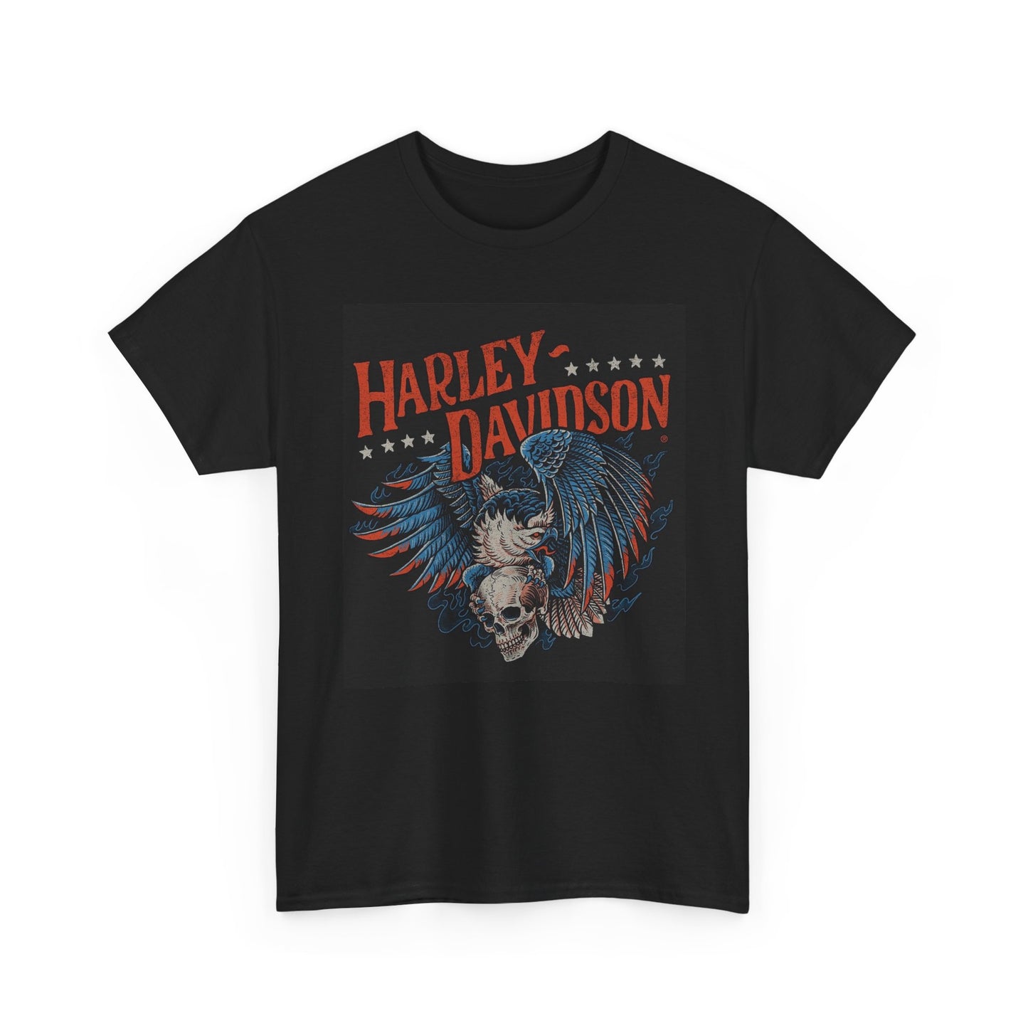 Harley Davidson Motorcycles Graphic T Shirt Vintage Unisex Heavy Cotton Tee 4