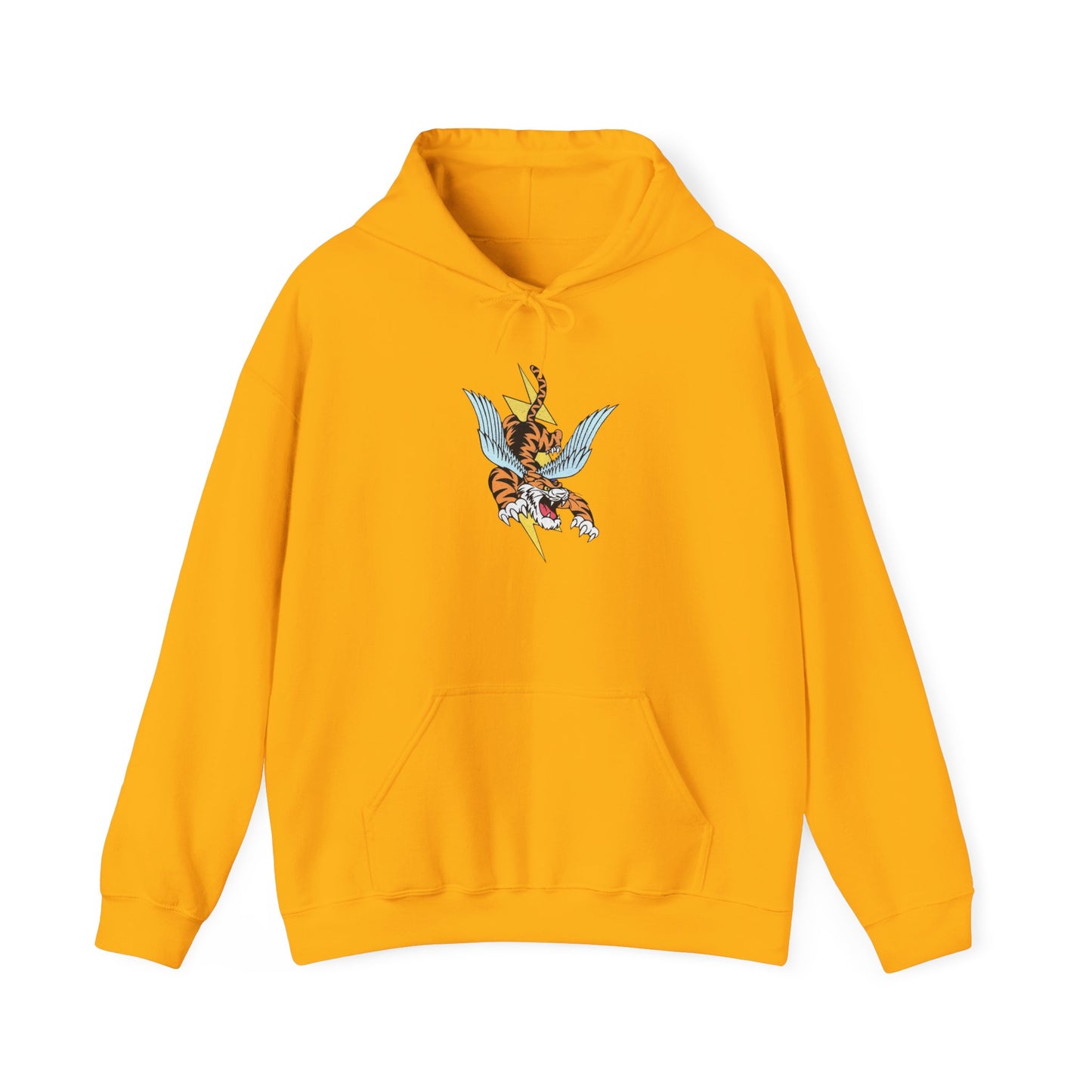 Flying Tiger Graphic Hoodie Unisex Heavy Blend™ Hooded Sweatshirt