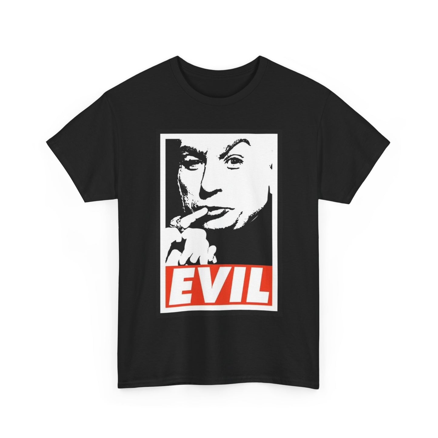 Dr Evil Tshirt Austin Powers Funny Graphic graphic Unisex Heavy Cotton Tee 90s