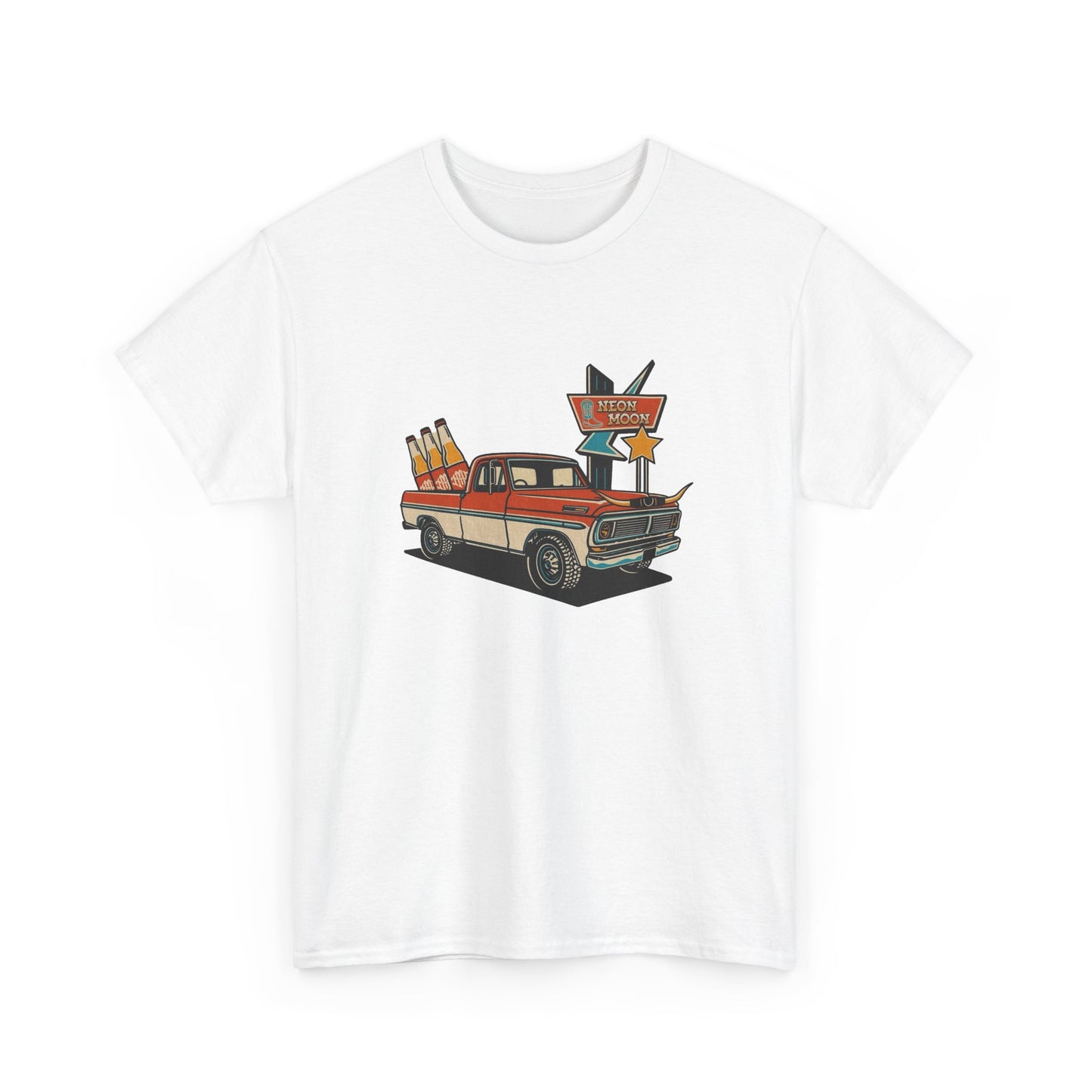 Neon Moon Country Graphic T Shirt NEW Unisex Heavy Cotton Tee