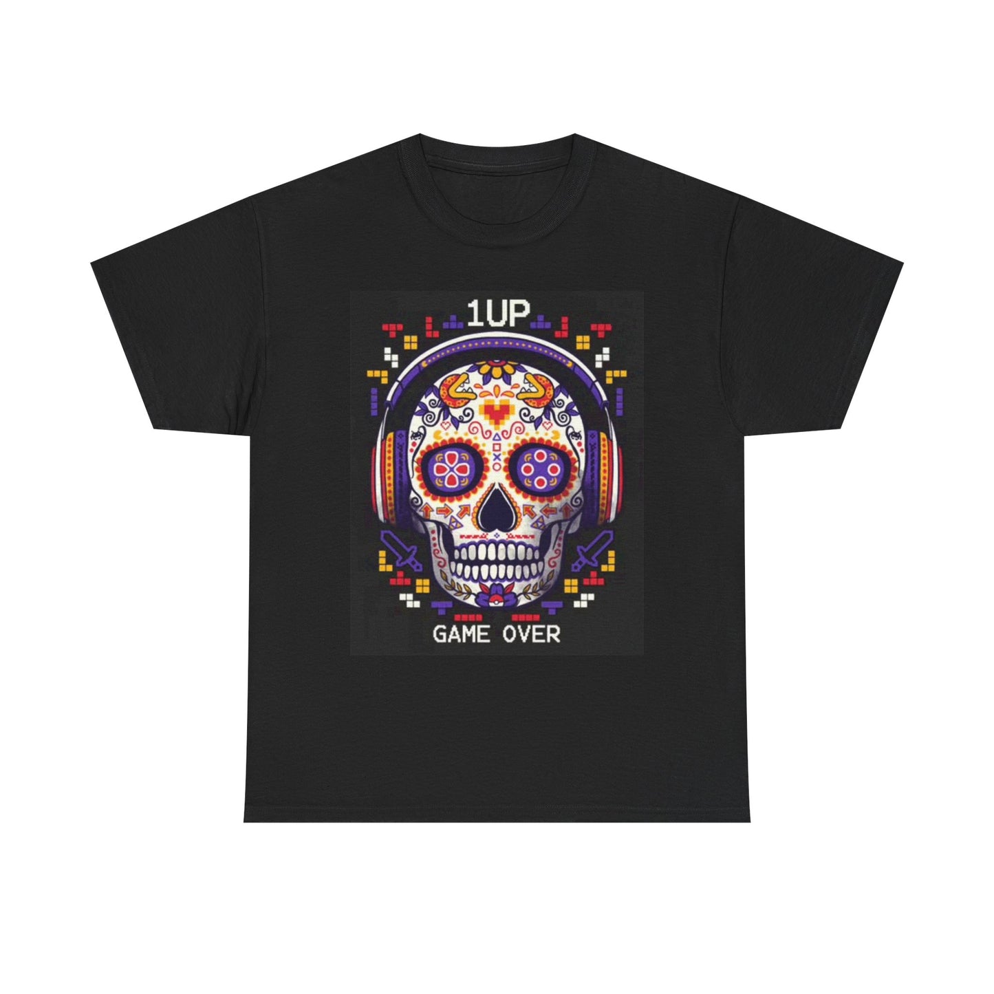 Day Of The Dead Graphic T Shirt Retro Art Mexico Vintage Unisex Heavy Cotton 9