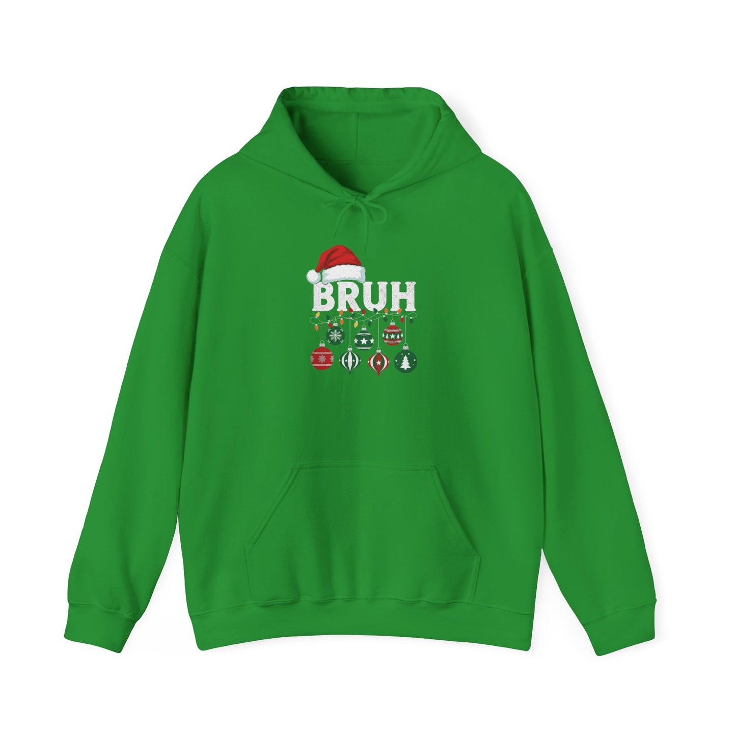 Happy Holidays Bruh Graphic Hoodie Unisex Heavy Blend™ Hooded Sweatshirt