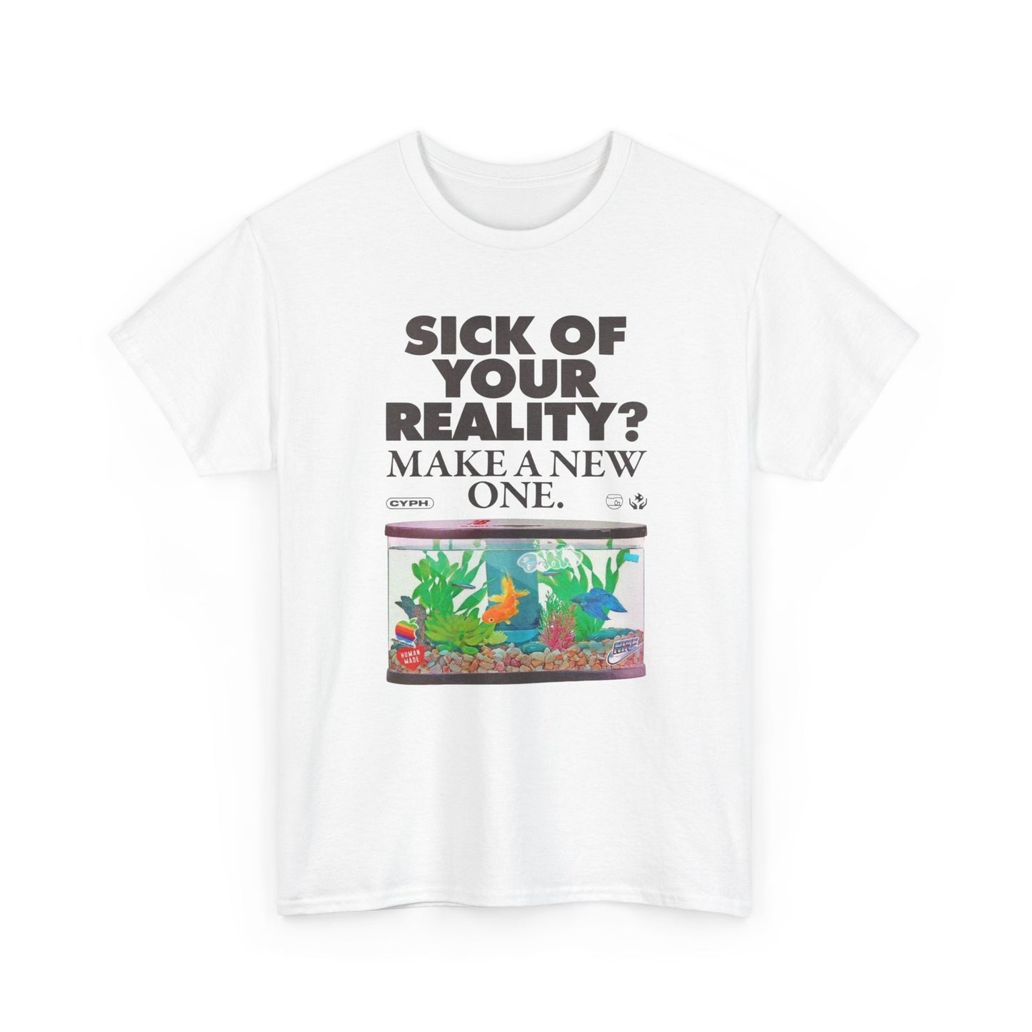 Sick Of Your Reality Vintage Graphic T-Shirt, Unisex Cotton Shirt