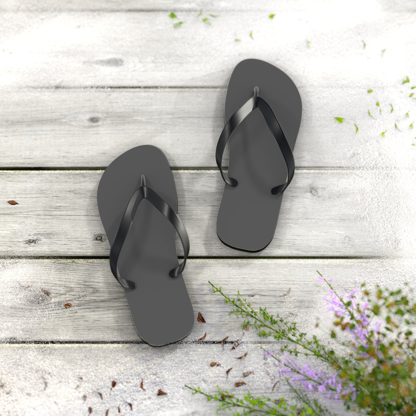 Neutral Gray Summer Sandals, Beach Shoes, Vacation Flip Flops, Pool Slides