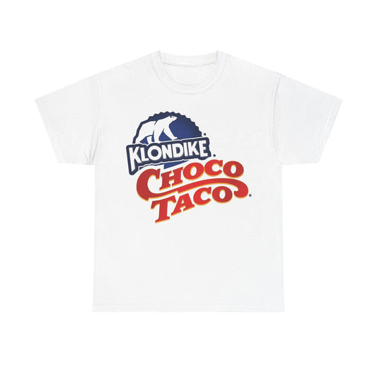 Choco Taco Shirt Klondike Ice Cream Retro Vintage Logo Unisex Heavy Cotton Tee
