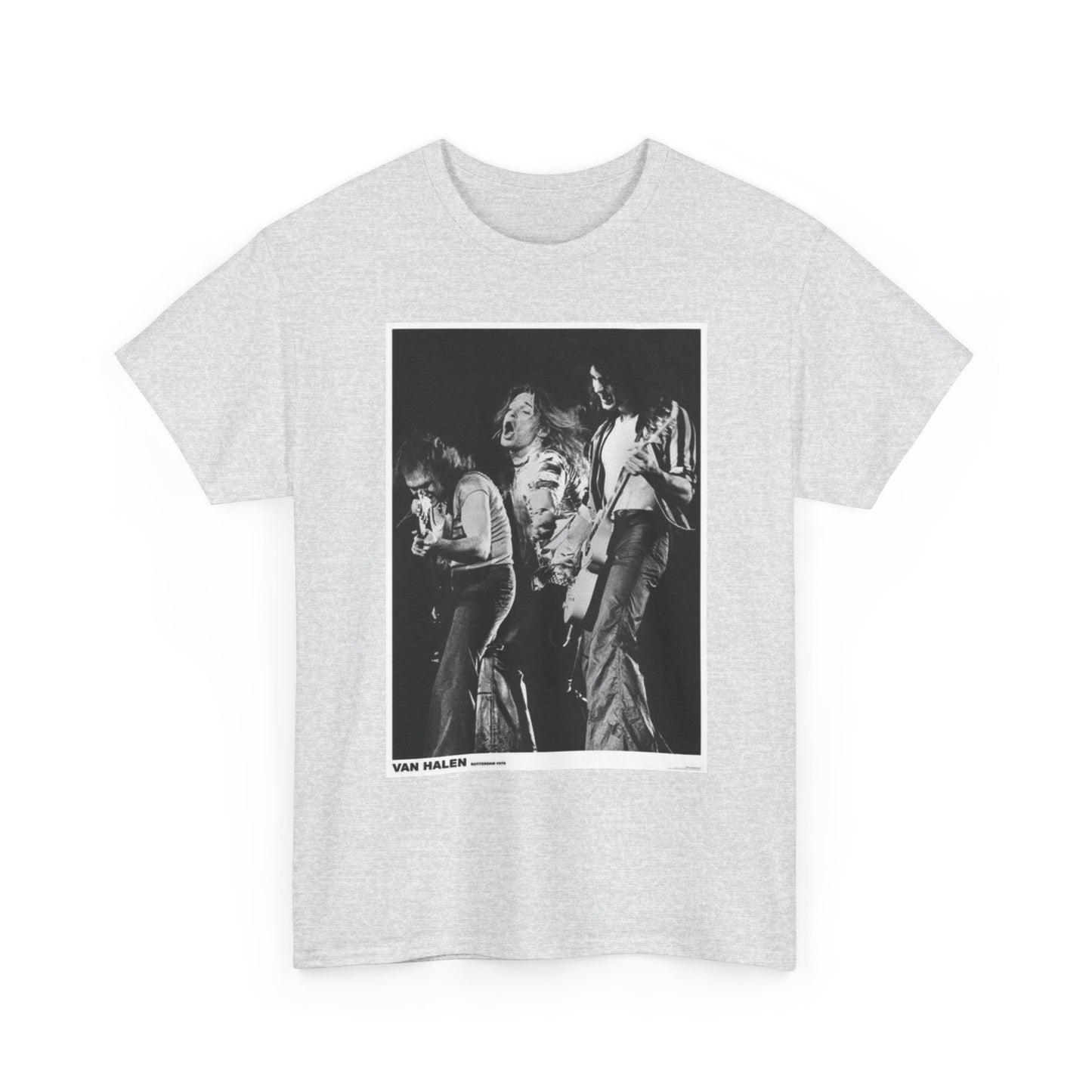 Van Halen Graphic T Shirt Vintage Photo Unisex Heavy Cotton Tee