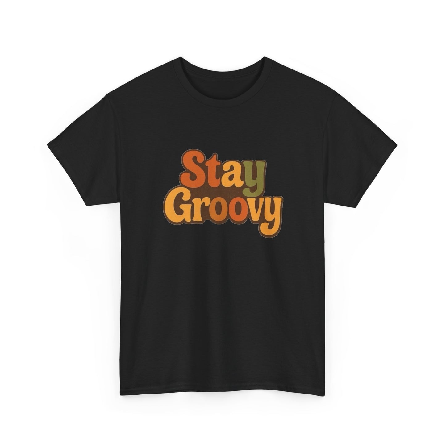 Stay Groovy Graphic T Shirt NEW Adult Regular Sizing Tee