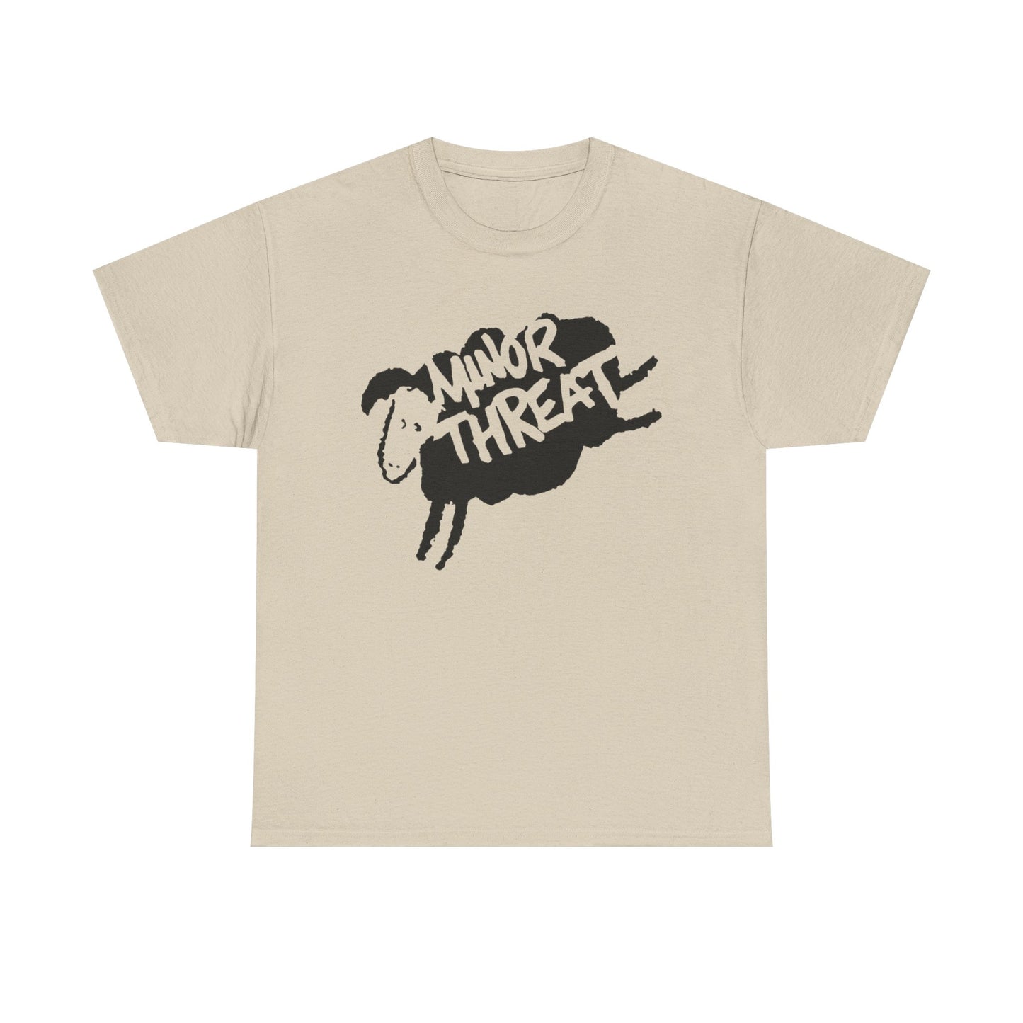 Minor Threat Sheep Graphic T Shirt Unisex Heavy Cotton Tee