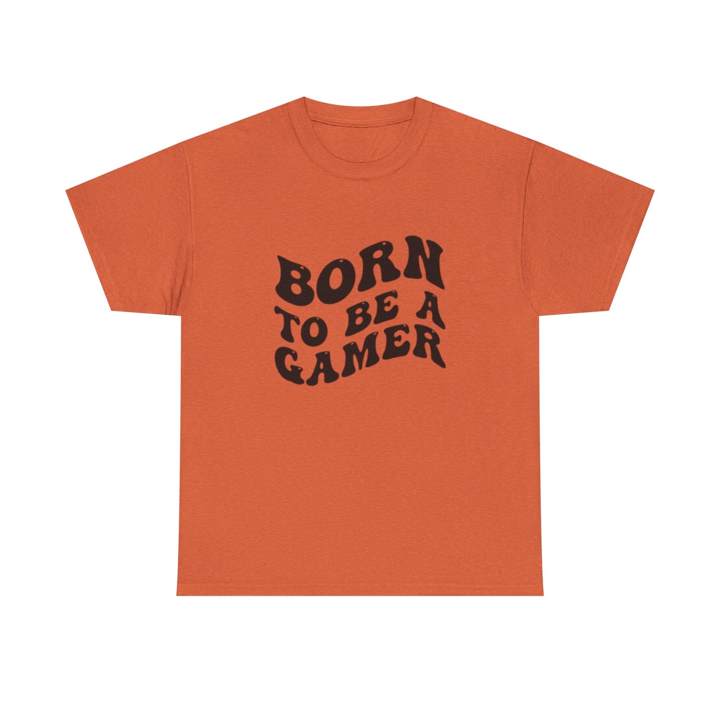 Born To Be A Gamer Graphic T Shirt Unisex Heavy Cotton Tee NEW Gift