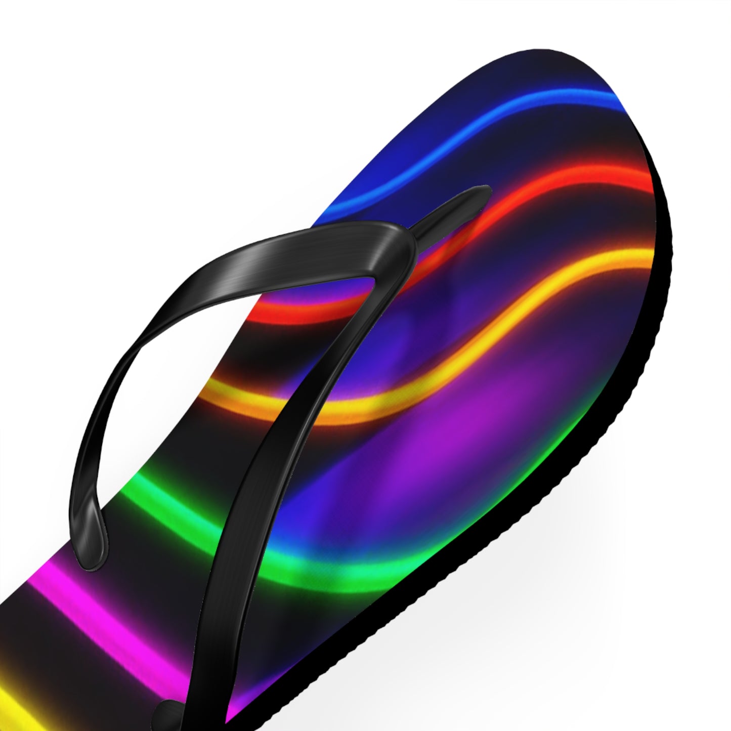 Neon Lights Flip Flops, Sandals Slides, Summer Footwear, Brand New