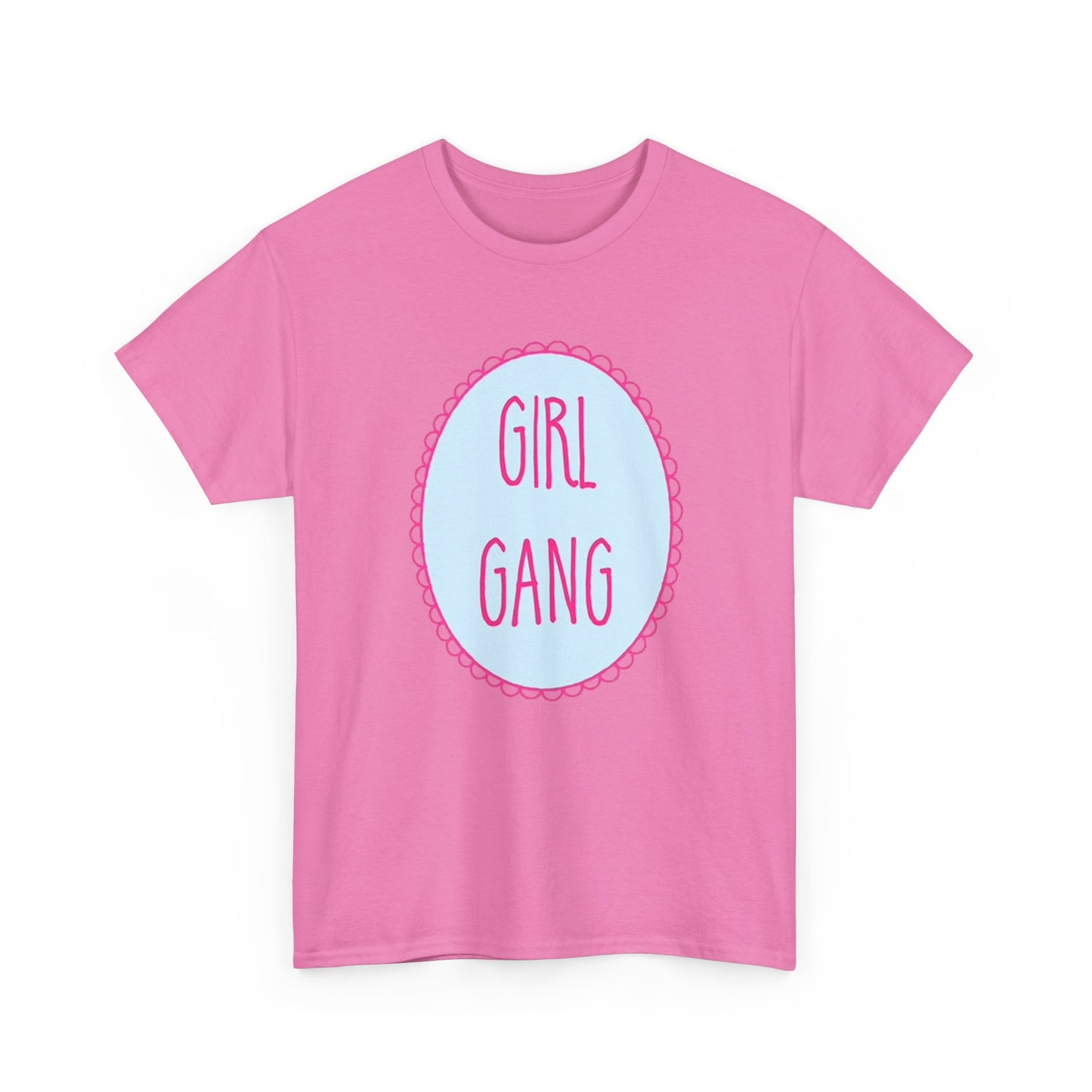 Girl Gang T Shirt Baby Shower Reveal Graphic Unisex Heavy Cotton Tee