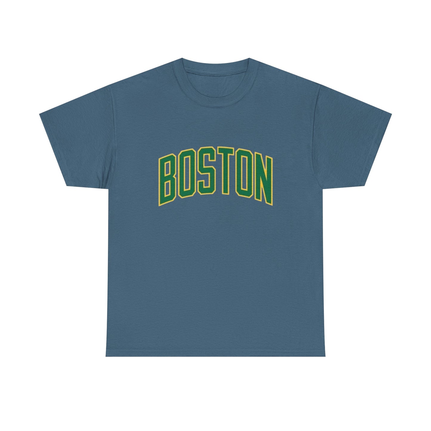 Boston Logo Sports Graphic T Shirt NEW Unisex Heavy Cotton Tee