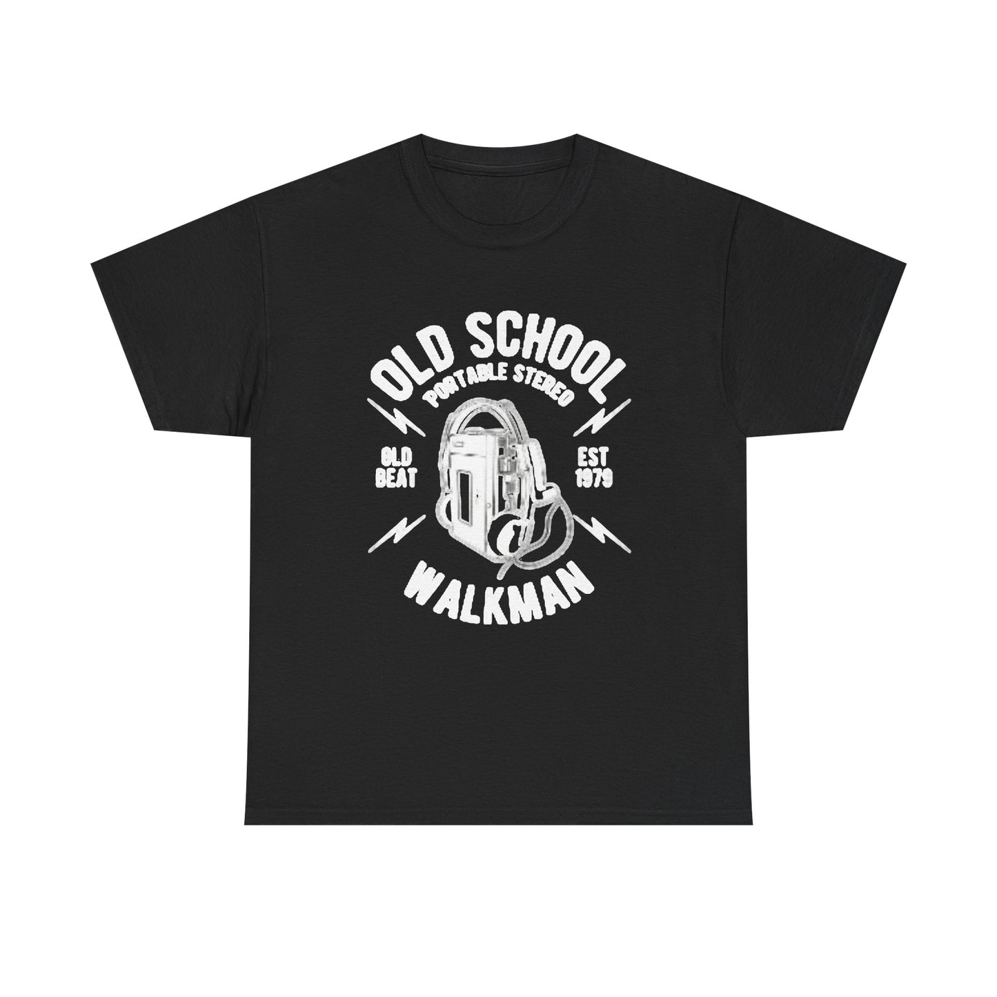 Old School Walkman Graphic T Shirt NEW Vintage Unisex Heavy Cotton Tee