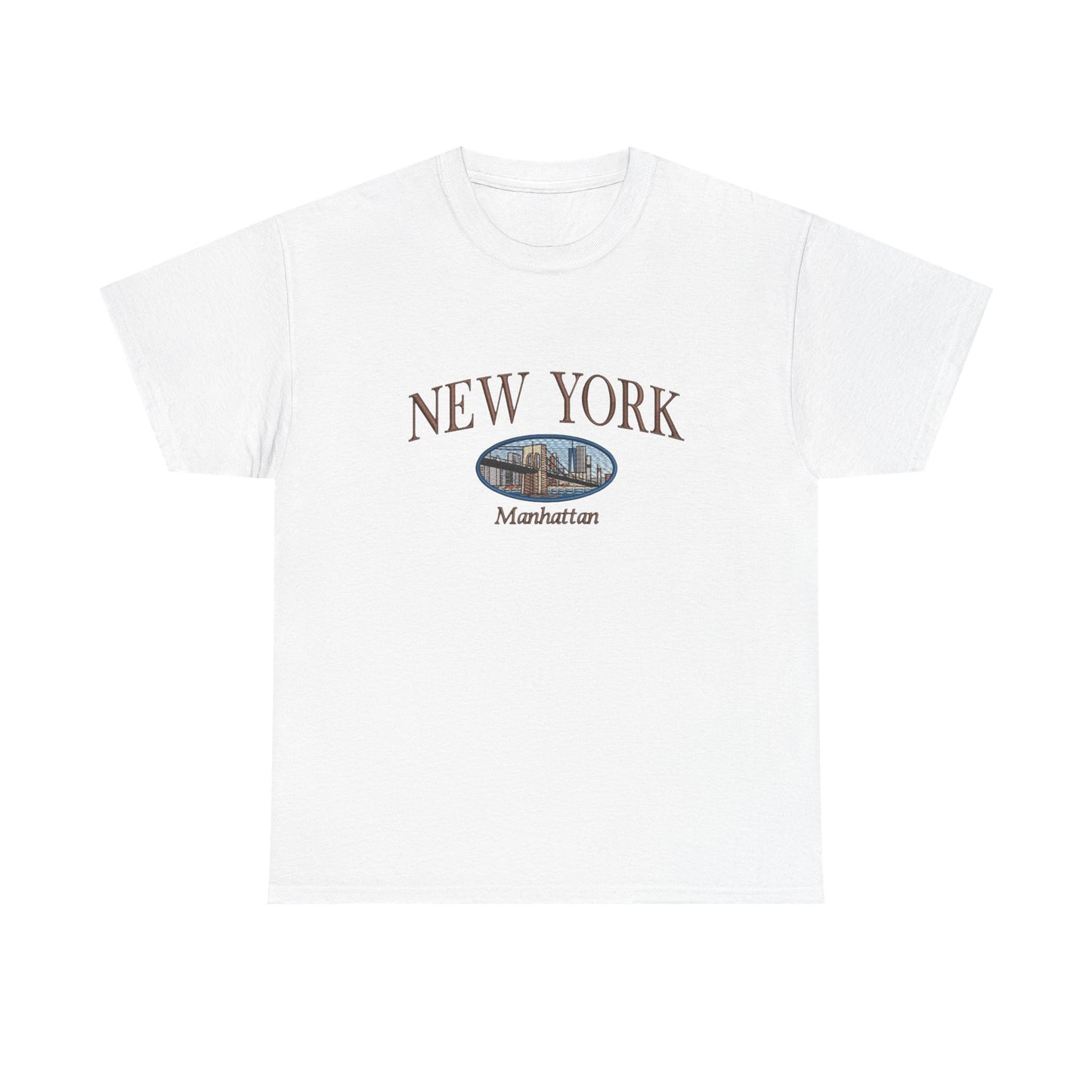 New York Manhattan Graphic T Shirt NEW Unisex Heavy Cotton Tee