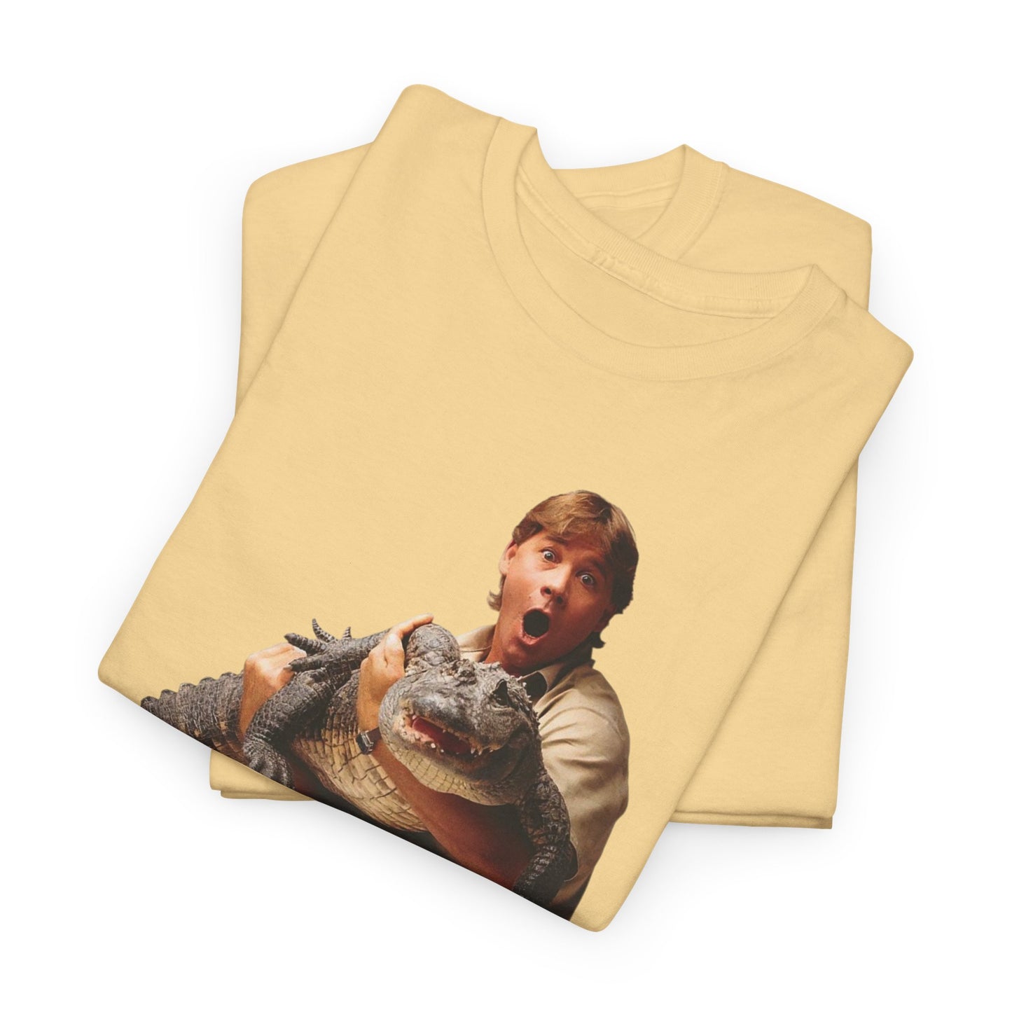 Crocodile Hunter Funny Retro 90's Graphic T Shirt Unisex Heavy Cotton Tee