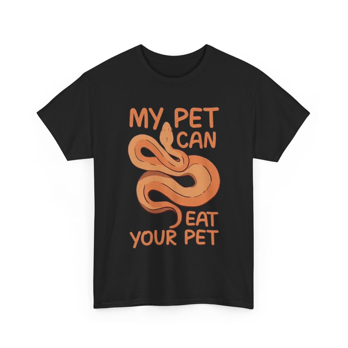 Funny Snake Pet Shirt Graphic Comedy Jokes Unisex Heavy Cotton Tee