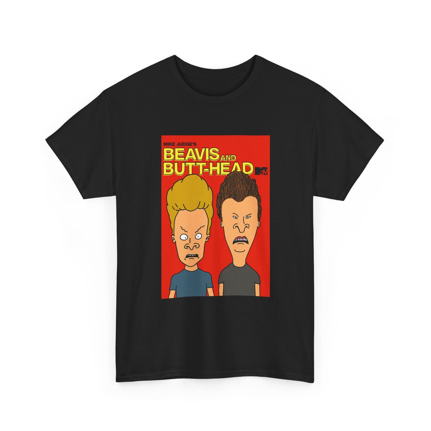 Beavis And Butthead Tshirt Comedy Tv Series Retro MTV Poster Unisex Heavy Cotton