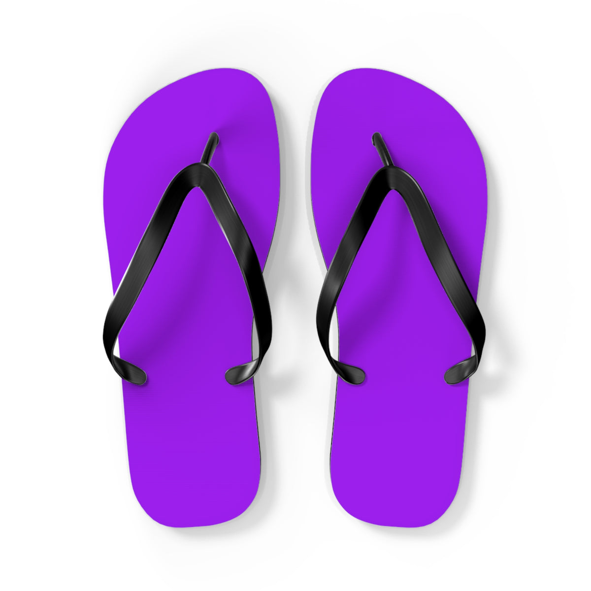 Neon Purple Flip Flops, Sandals Slides, Summer Footwear, Brand New