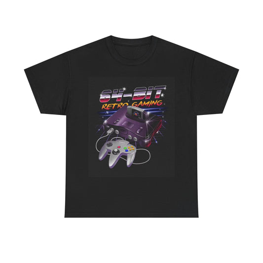 N64 Arcade Shirt vintage gaming graphic gamer 90s retro Unisex Heavy Cotton Tee