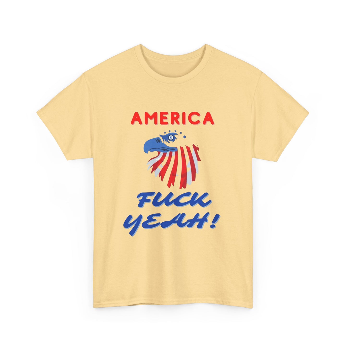 America Hell Yeah Graphic T Shirt Unisex Heavy Cotton Tee