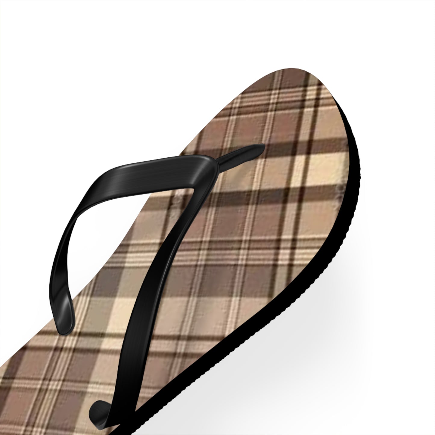 Brown Stripe Sandals, Beach Shoes, Vacation Flip Flops, Pool Slides