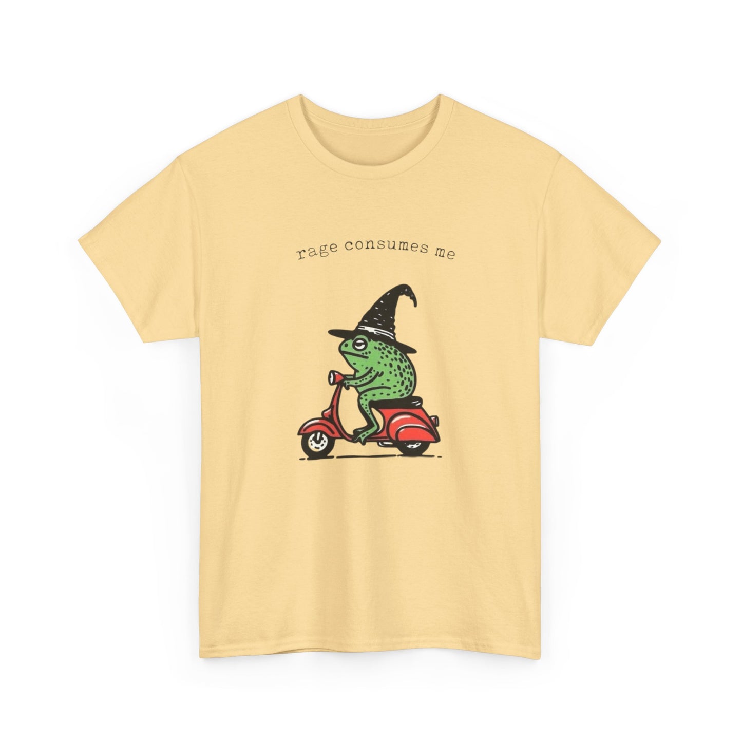 Rage Consumes Me Hilarious Frog Graphic T Shirt NEW Heavy Cotton Tee