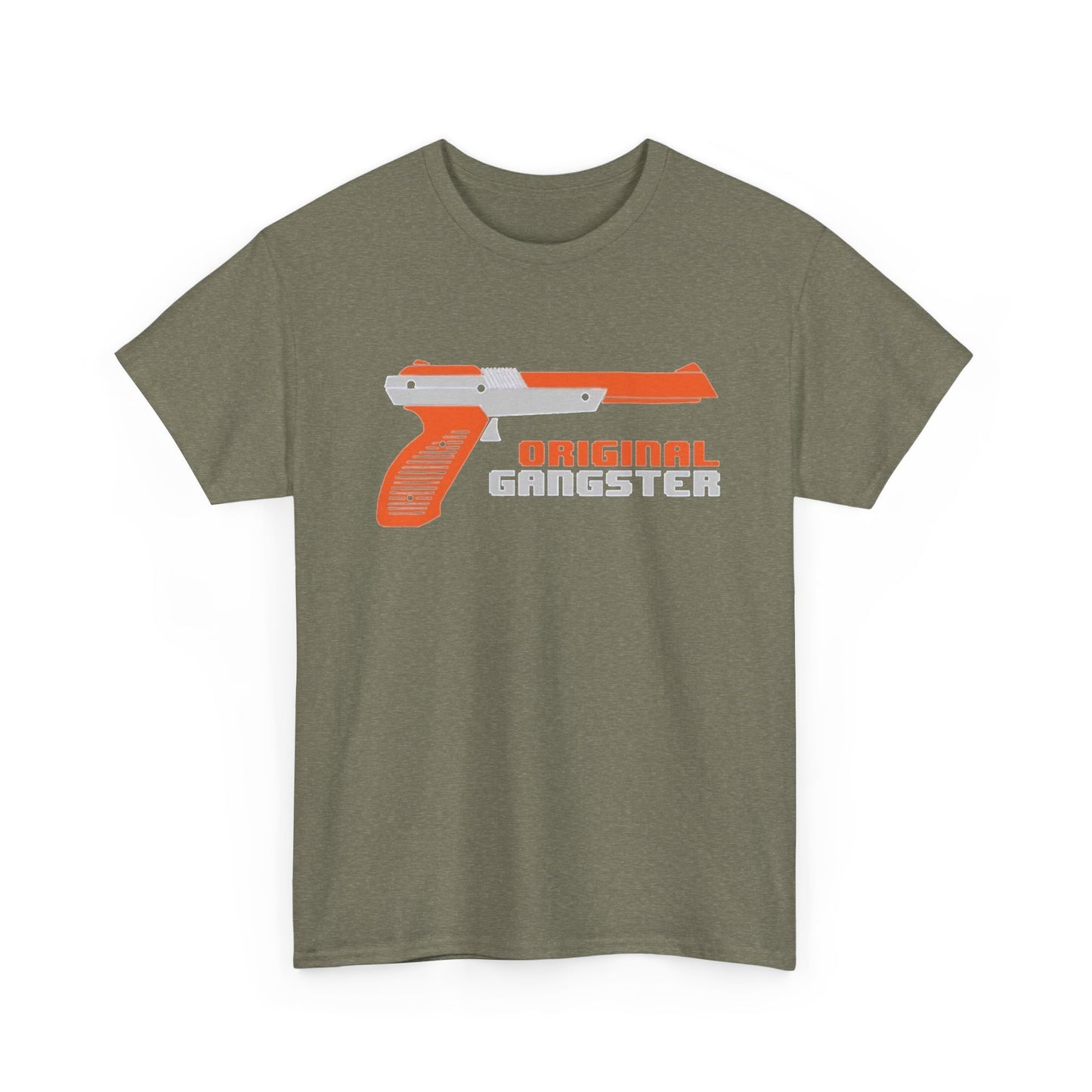 Original Gangster Graphic T Shirt Vintage Video Games Funny Unisex Heavy Cotton