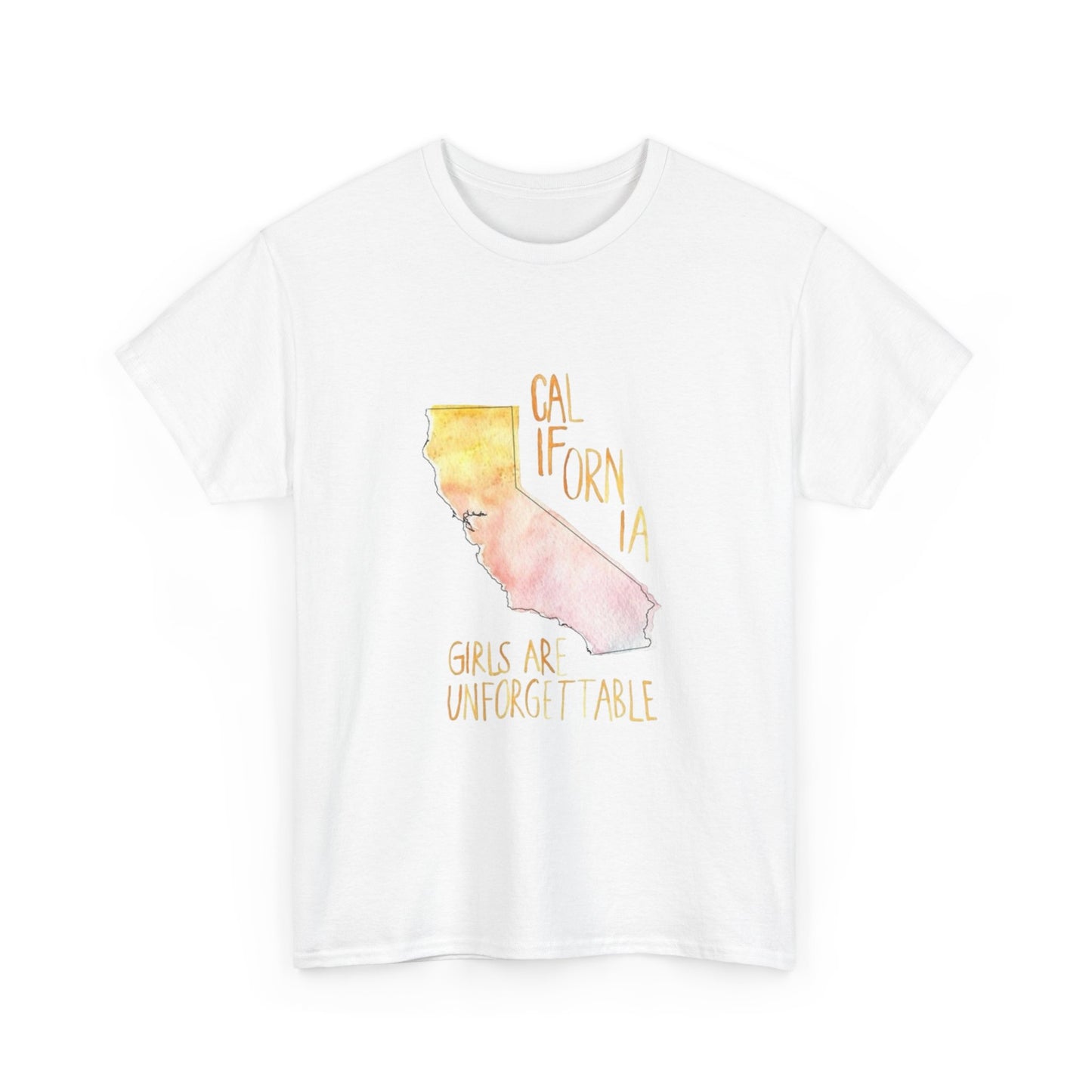 California Girls Retro Vintage Graphic T Shirt Unisex Heavy Cotton Tee