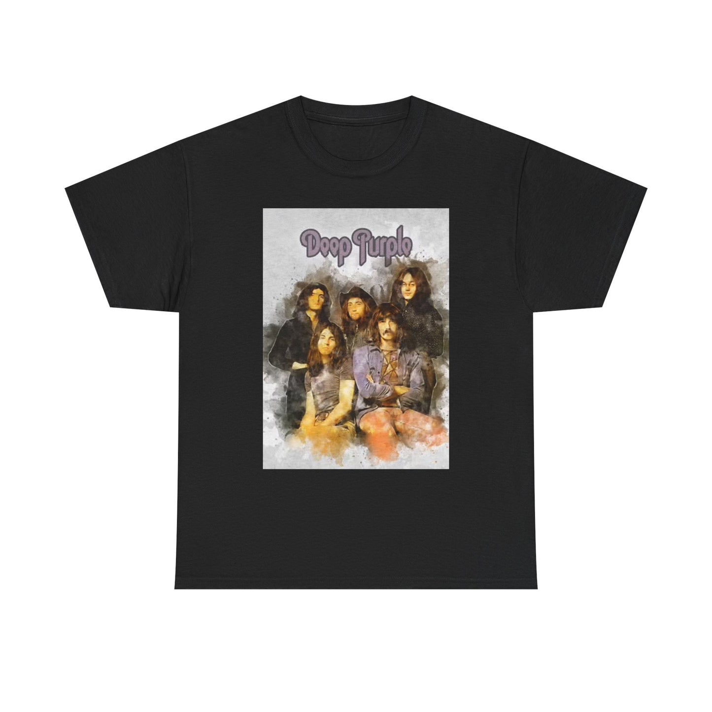 Deep Purple Graphic T Shirt Vintage Rock Merch 70s Unisex Heavy Cotton Tee