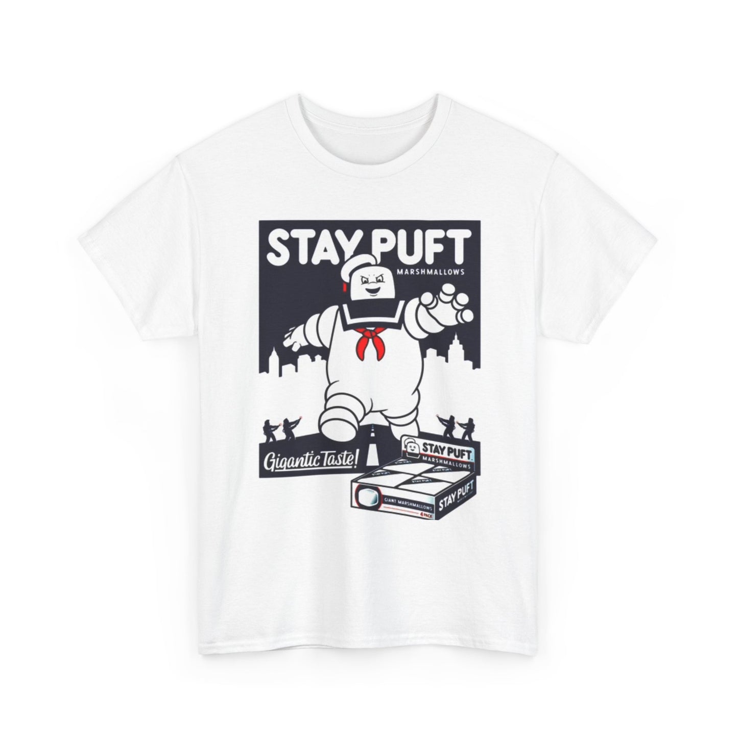 Stay Puft Marshmallow T Shirt BRAND NEW Apparel Unisex Heavy Cotton Tee
