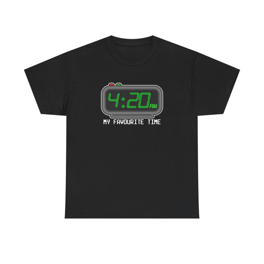 My Favorite Time Pot Weed Funny T Shirt Graphic Unisex Heavy Cotton Tee NEW GIFT
