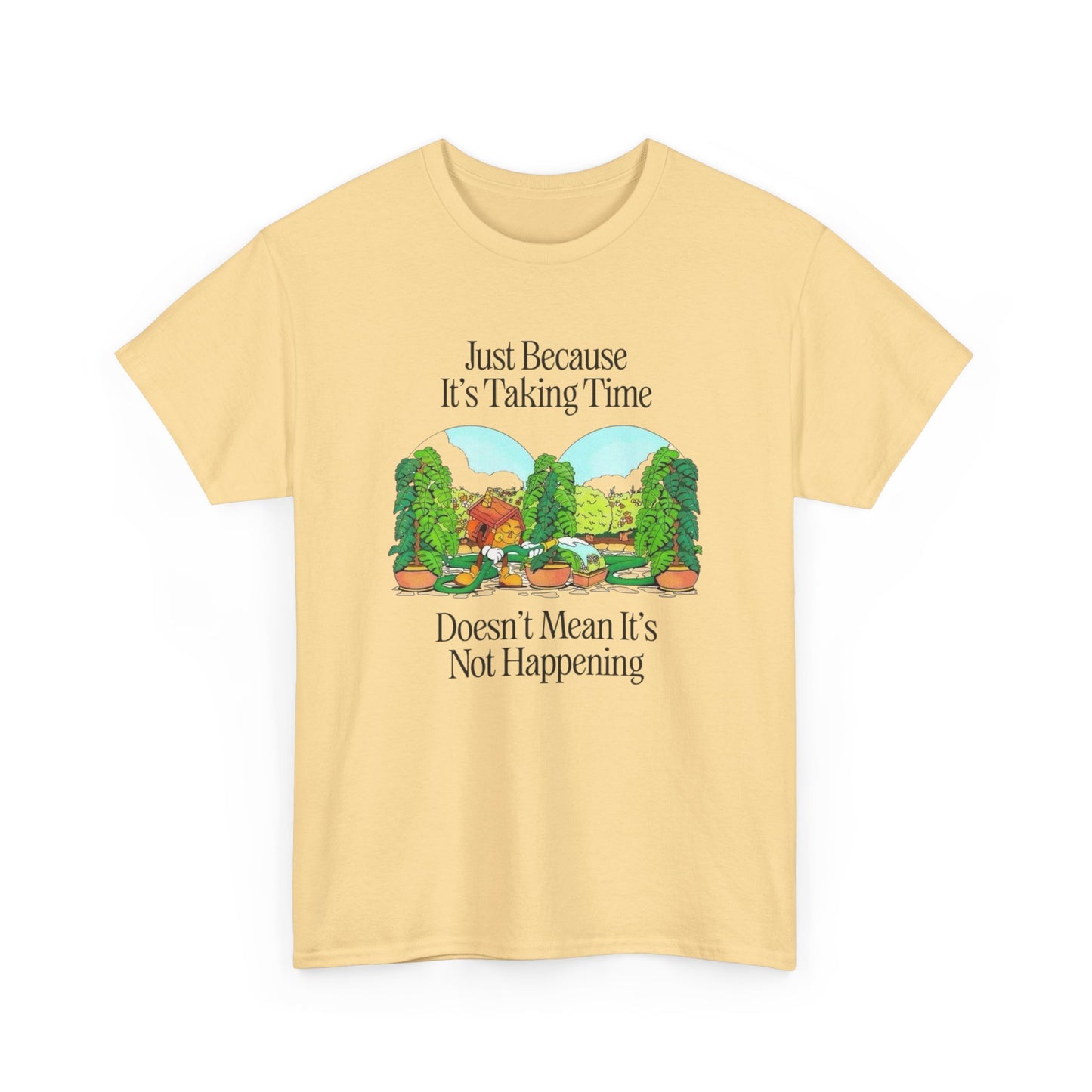 Motivation Its Happening Graphic T Shirt Unisex Heavy Cotton Tee Gift Vintage