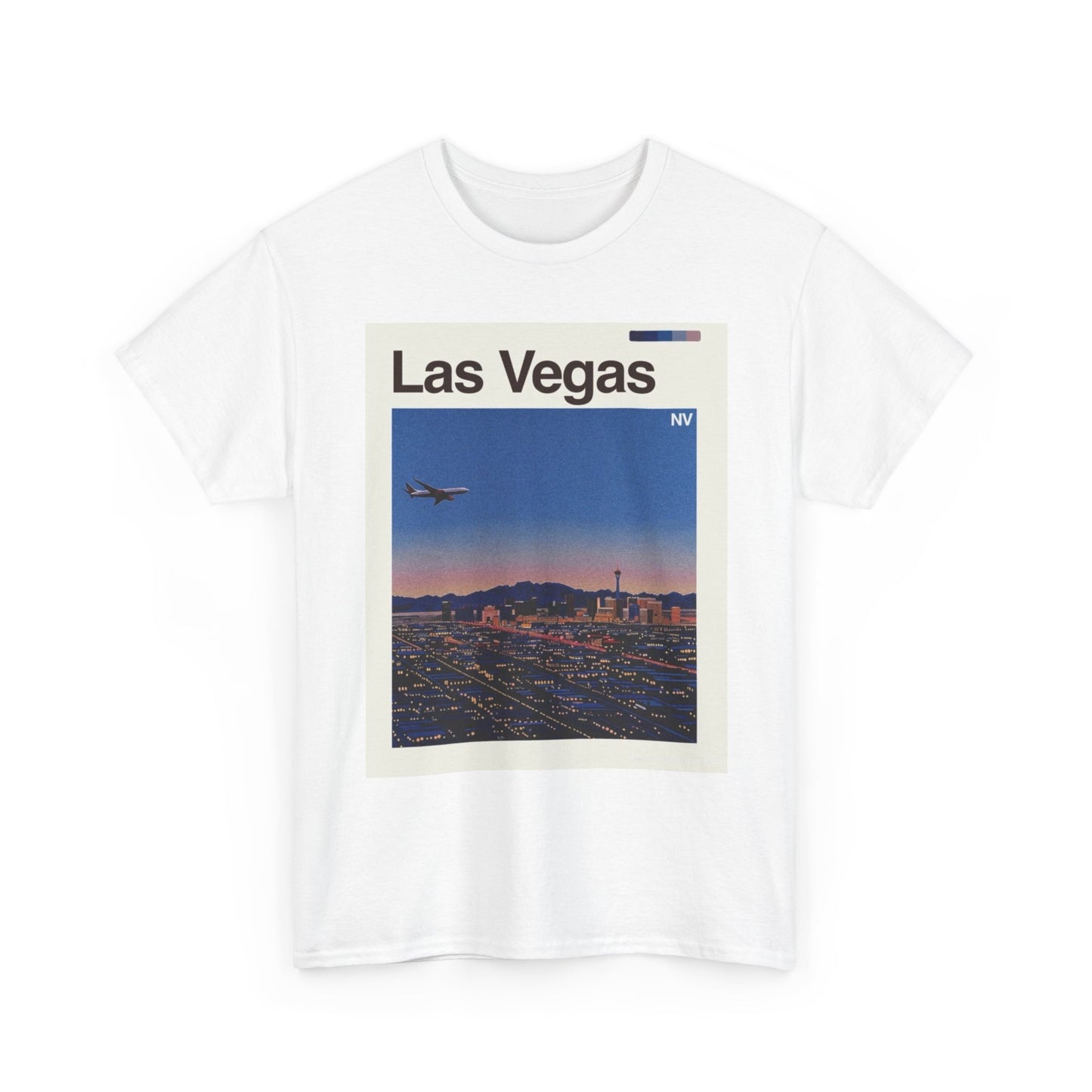 Las Vegas Retro Graphic T Shirt Cotton Tee Apparel New
