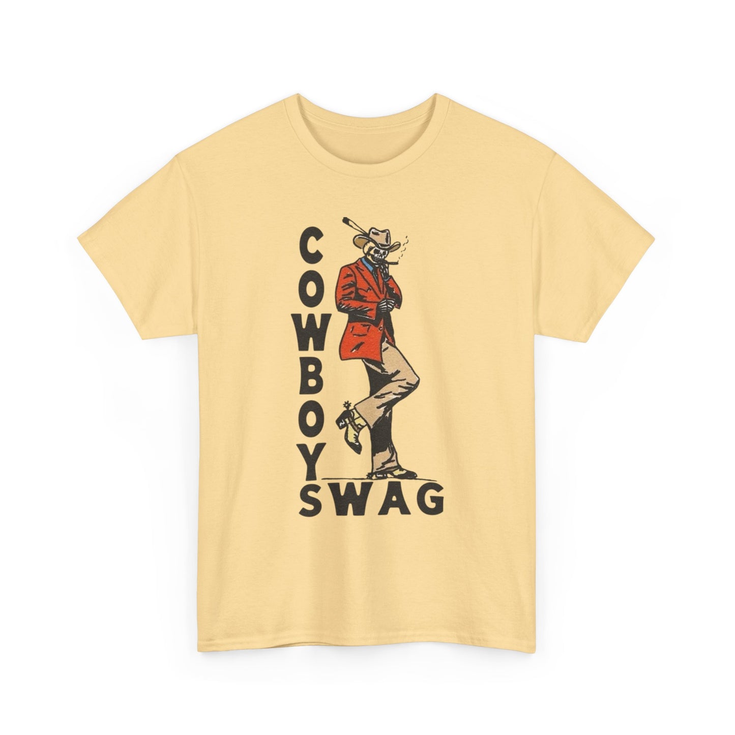 Cowboy Swag Graphic T Shirt Unisex Heavy Cotton Tee