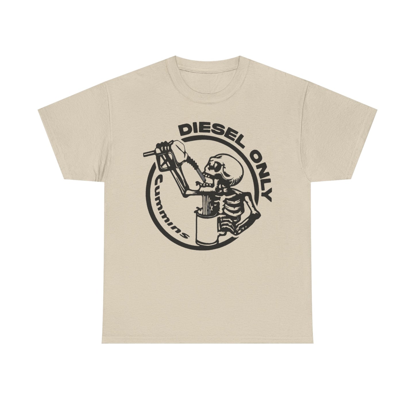 Diesel Only Cummins Graphic T Shirt Unisex Heavy Cotton Tee NEW